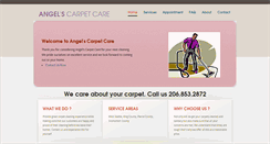 Desktop Screenshot of angelscarpetcare.com